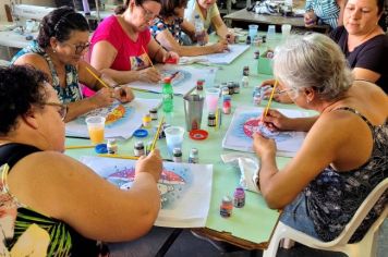 Foto - Oficina de Pintura - CRAS