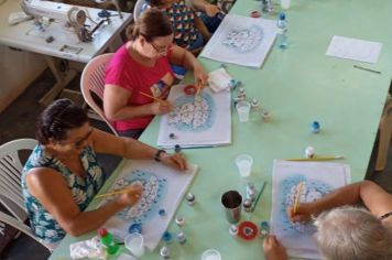 Foto - Oficina de Pintura - CRAS