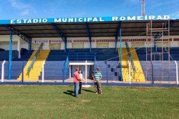 Foto - A reforma e adequação do Estádio Romeirão