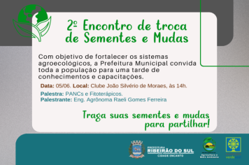 2º Encontro de troca de Sementes e Mudas