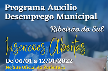 PROGRAMA AUXÍLIO DESEMPREGO ESTÁ COM INSCRIÇÕES ABERTAS