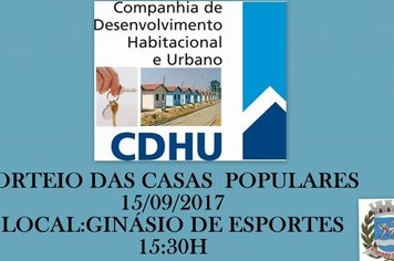 sorteio das casas populares