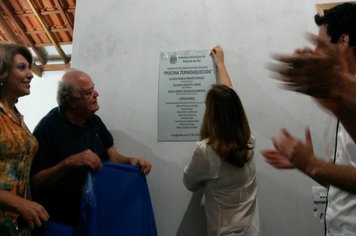 Foi inaugurada hoje a piscina termoaquecida no setor de fisioterapia, que servira para tratamento dos municipes de Ribeirao do Sul!