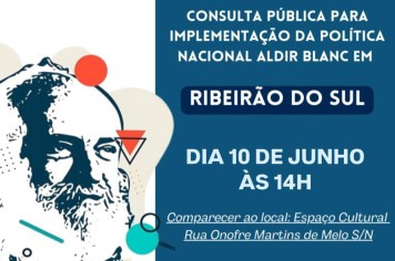 Consulta Pública para Implementação da Política Nacional Aldir Blanc
