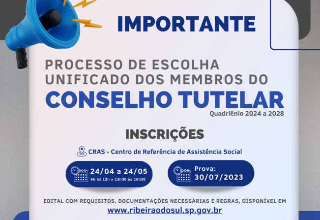 Processo de escolha unificado dos Membros do Conselho Tutelar