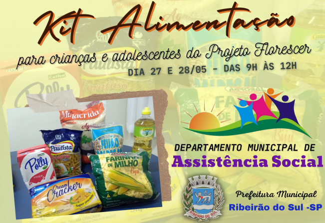 KIT ALIMENTAÇÃO - PROJETO FLORESCER