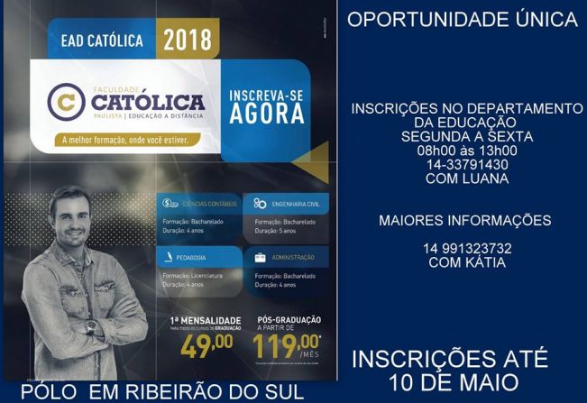 PÓLO DA FACULDADE CATÓLICA PAULISTA EM RIBEIRÃO DO SUL