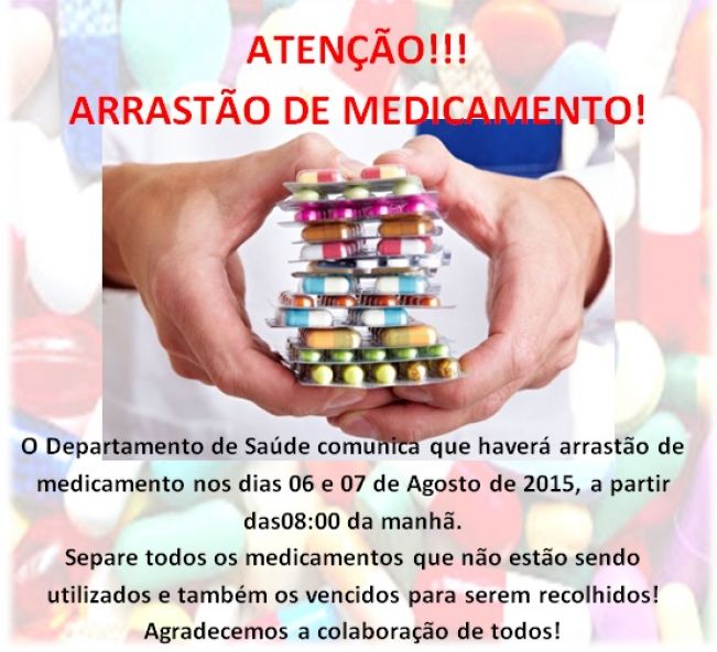 ARRASTÃO DE MEDICAMENTOS