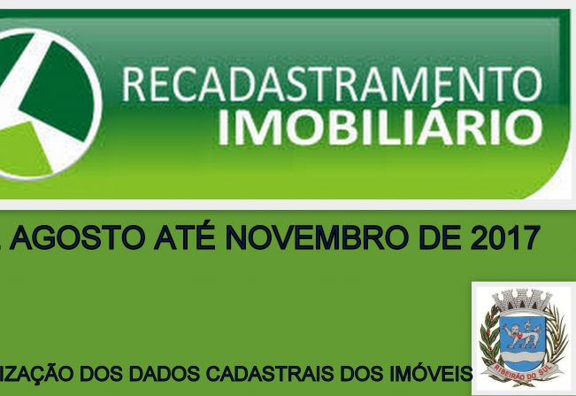 RECADASTRAMENTO IMOBILIÁRIO