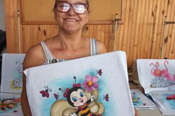 Foto - Oficina de Pintura - CRAS