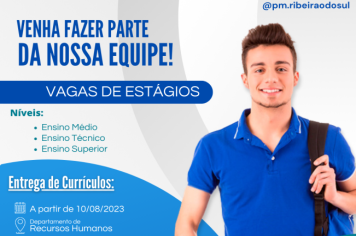 Venha fazer parte da nossa equipe!