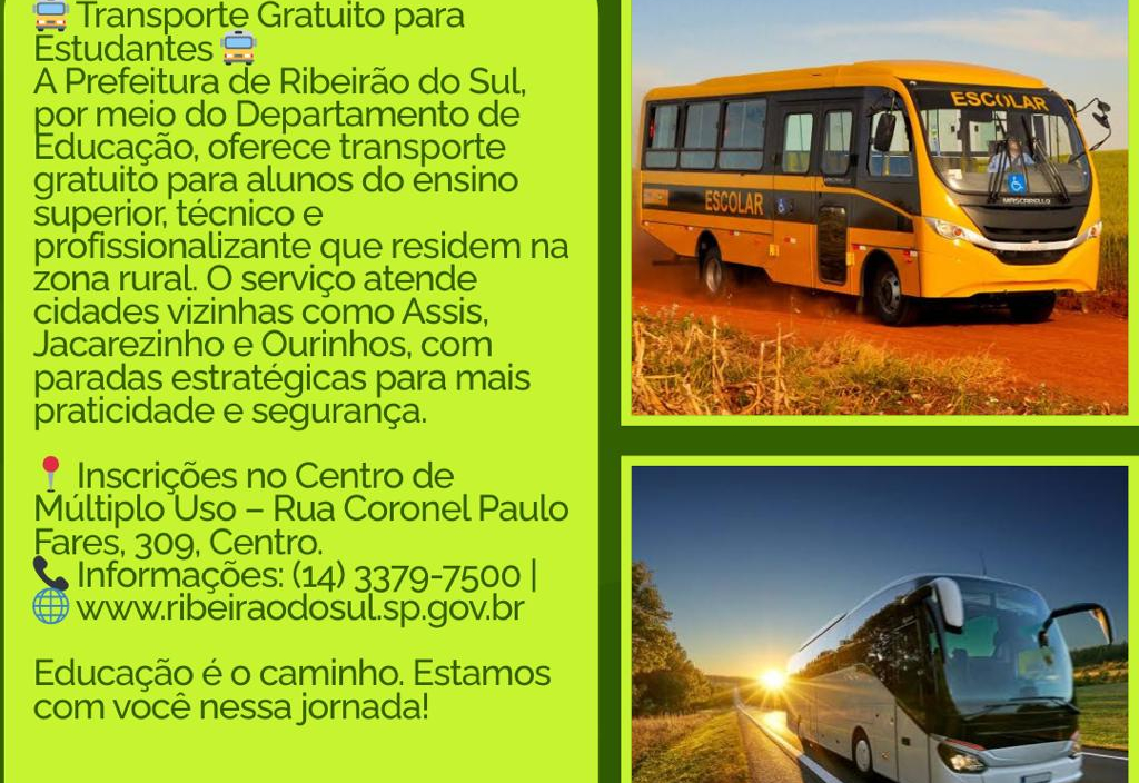 Estudantes de Ribeirão do Sul!