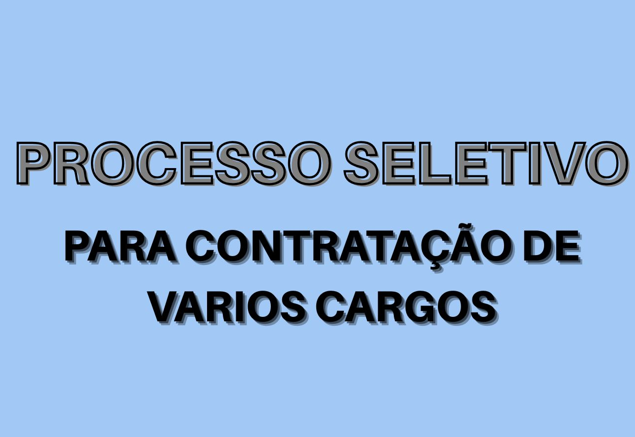 PROCESSO SELETIVO EM RIBEIRAO DO SUL